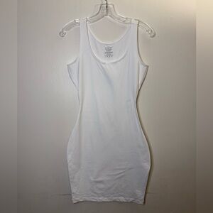 Spanx Assets White Sheath Midi Dress size Large